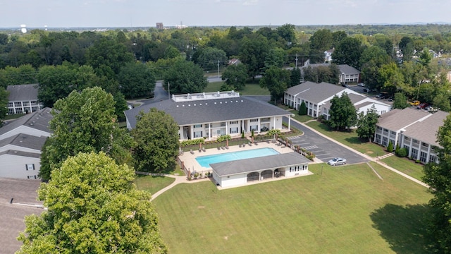 1280 Middle Tennessee Blvd Unit D6, Murfreesboro, TN 37130 - drone / aerial view of a pool