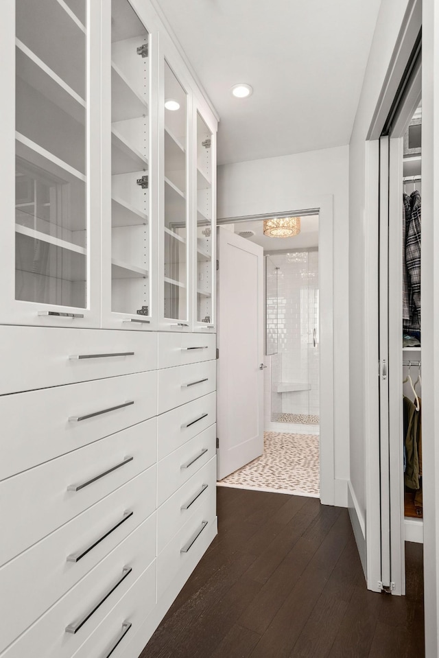 900 20th Ave S Unit 715, Nashville, TN 37212 - walk in closet with dark wood-style floors