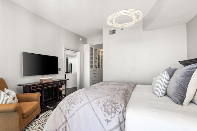 900 20th Ave S Unit 715, Nashville, TN 37212 - bedroom with a chandelier