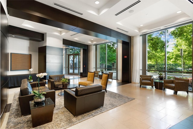 900 20th Ave S Unit 715, Nashville, TN 37212 - lobby with expansive windows and a high ceiling