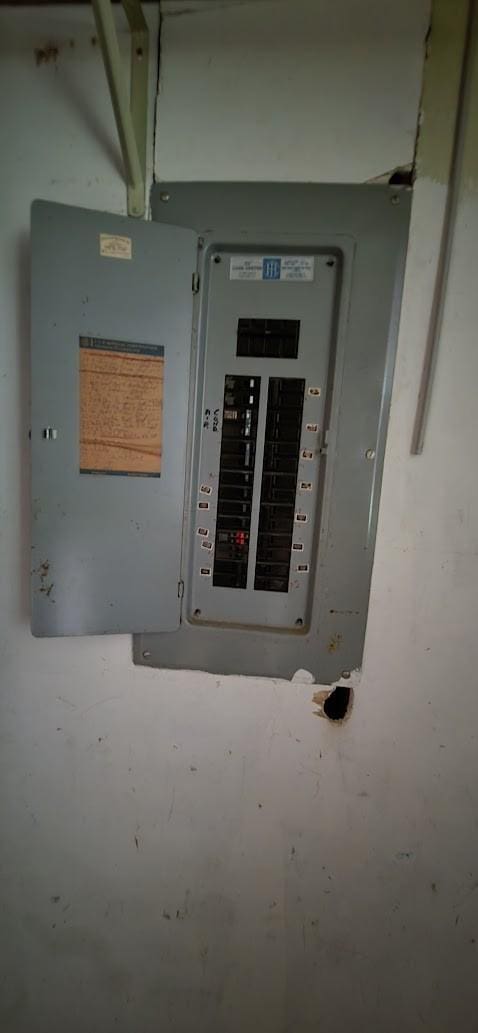 113 Brook St, Mc Ewen, TN 37101 - utility room featuring electric panel
