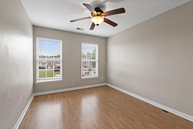 3401 Anderson Rd Unit 72, Antioch, TN 37013 - spare room with wood finished floors, a ceiling fan, and baseboards