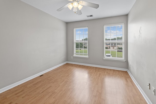 3401 Anderson Rd Unit 72, Antioch, TN 37013 - empty room featuring light wood-type flooring, baseboards, and a ceiling fan