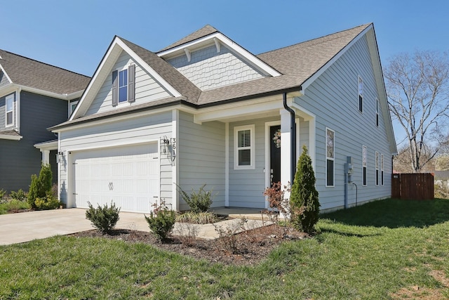 3617 Anthony Ave, Murfreesboro, TN 37129 - view of front facade with concrete driveway and roof with shingles