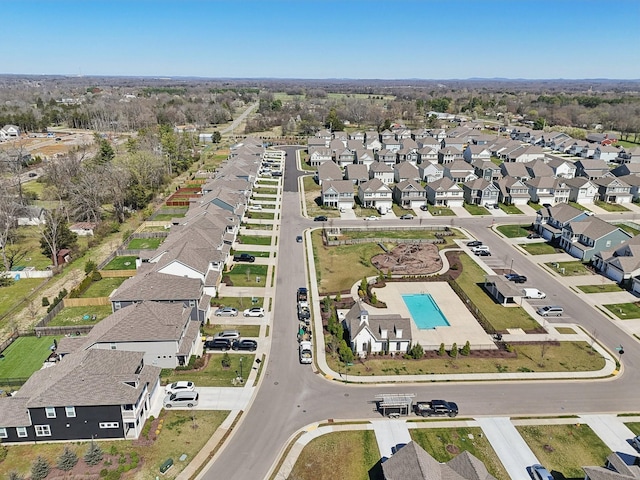 3617 Anthony Ave, Murfreesboro, TN 37129 - aerial view of property's location with a pool and nearby suburban area
