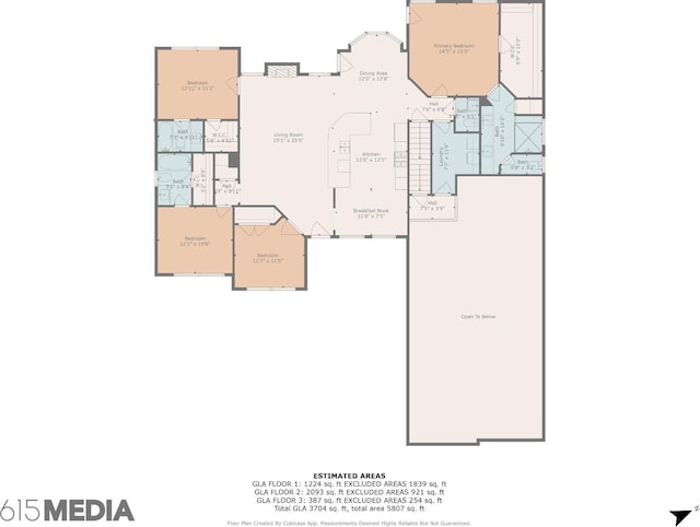 121 Regency Ln, Dickson, TN 37055 - room layout