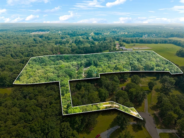 121 Regency Ln, Dickson, TN 37055 - view of property location featuring a forest and property boundaries highlighted