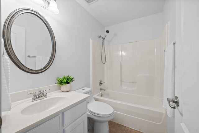 3692 Prestwicke Pl, Adams, TN 37010 - full bath with shower / bath combination, vanity, and tile patterned floors