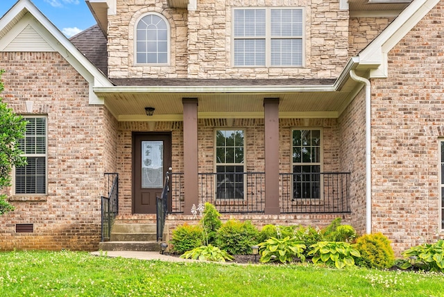 3692 Prestwicke Pl, Adams, TN 37010 - doorway to property featuring brick siding
