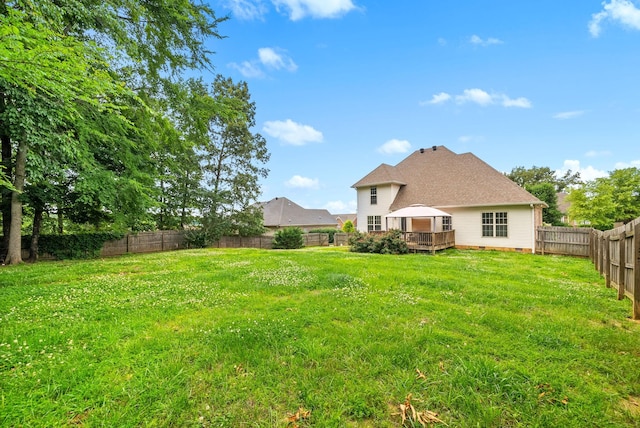 3692 Prestwicke Pl, Adams, TN 37010 - rear view of property featuring a fenced backyard and a wooden deck