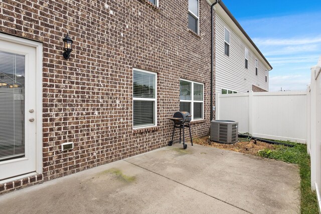 1710 Lone Jack Ln, Murfreesboro, TN 37129 - view of patio with central AC unit and area for grilling
