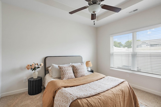 1710 Lone Jack Ln, Murfreesboro, TN 37129 - bedroom featuring carpet, baseboards, and ceiling fan