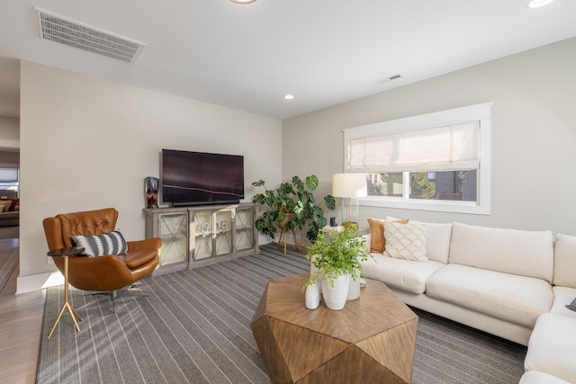 140 Barlow Dr, Franklin, TN 37064 - living area featuring recessed lighting and wood finished floors