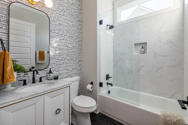 140 Barlow Dr, Franklin, TN 37064 - full bath with vanity, toilet, and  shower combination