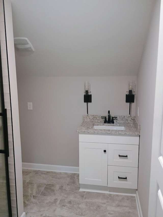 657 Chaffin Rd, Lafayette, TN 37083 - bathroom with vanity and baseboards