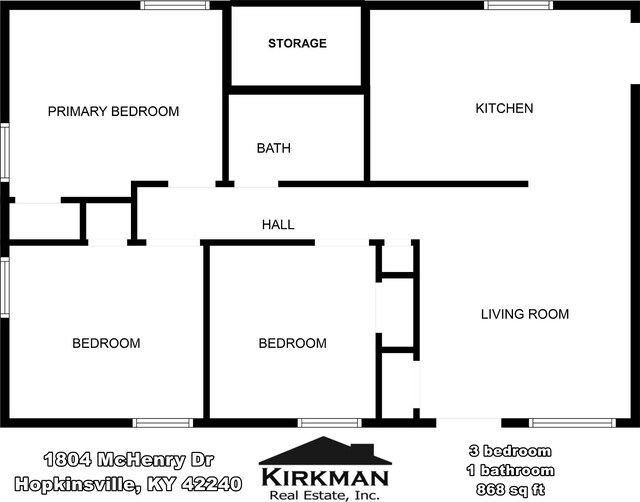 1804 Mchenry Dr, Hopkinsville, KY 42240 - property floor plan