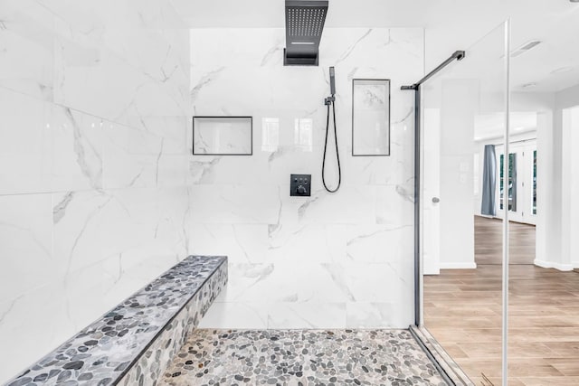 4510 Akin Rd, Cunningham, TN 37052 - bathroom with a marble finish shower
