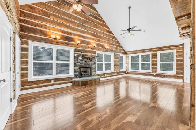 4510 Akin Rd, Cunningham, TN 37052 - unfurnished sunroom with lofted ceiling