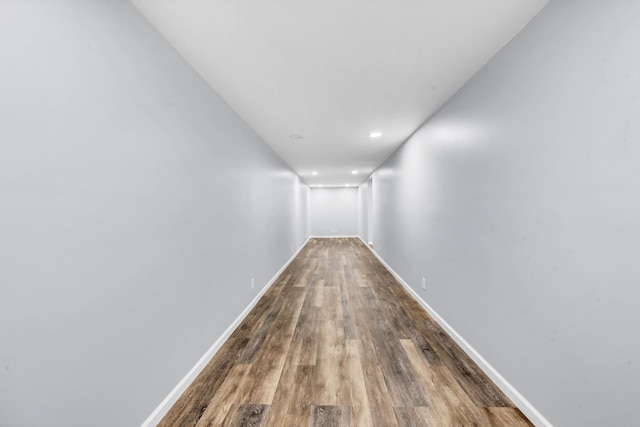 4510 Akin Rd, Cunningham, TN 37052 - hallway featuring wood finished floors and recessed lighting