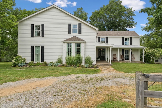 266 Guill Rd, Mount Juliet, TN 37122 - view of front facade with a porch, a front lawn, and a shingled roof