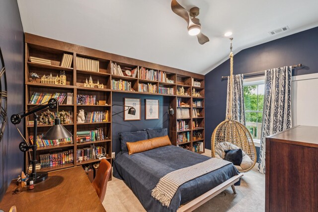266 Guill Rd, Mount Juliet, TN 37122 - bedroom with lofted ceiling and carpet floors