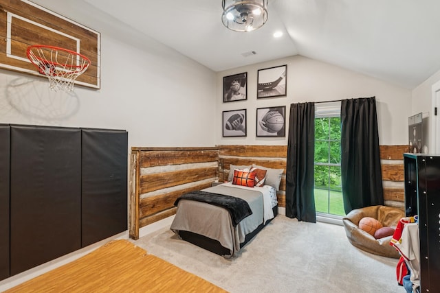 266 Guill Rd, Mount Juliet, TN 37122 - carpeted bedroom with vaulted ceiling
