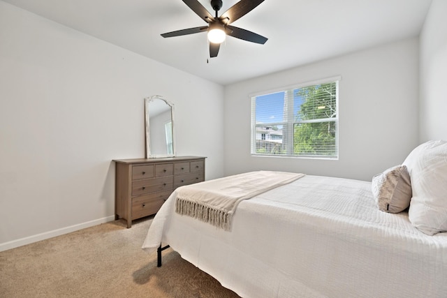 207 Addison Ave, Chapel Hill, TN 37034 - bedroom with light colored carpet, baseboards, and ceiling fan