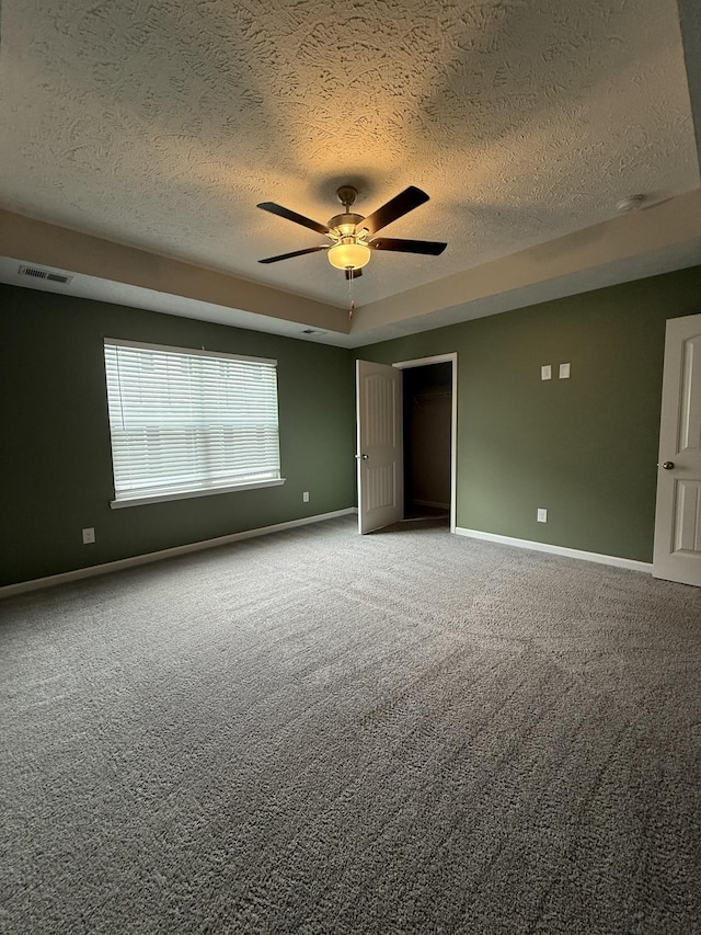 412 Moshe Mualem Pl, La Vergne, TN 37086 - carpeted spare room featuring a textured ceiling, ceiling fan, and baseboards