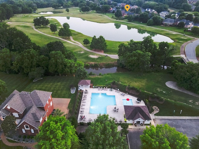 113 Joshuas Run, Goodlettsville, TN 37072 - bird's eye view of a nearby body of water, a pool area, and a local golf course