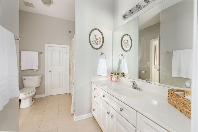 113 Joshuas Run, Goodlettsville, TN 37072 - bathroom featuring tile patterned flooring, vanity, toilet, and baseboards