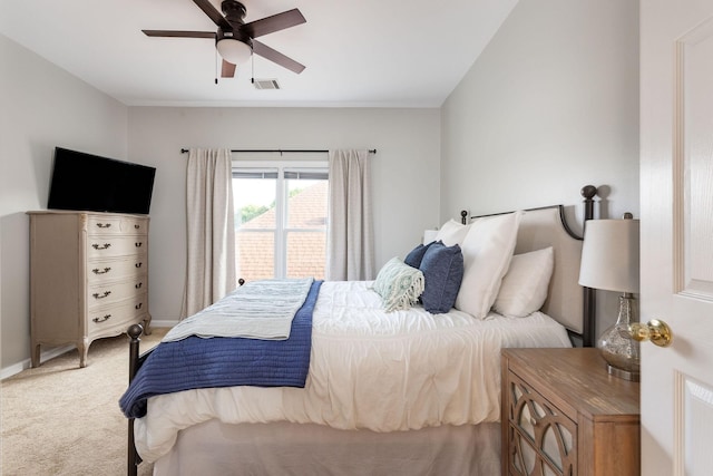 113 Joshuas Run, Goodlettsville, TN 37072 - bedroom featuring light carpet, baseboards, and ceiling fan