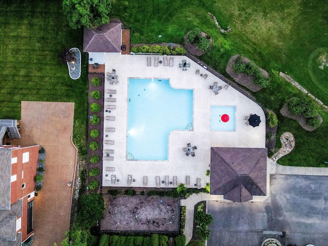 113 Joshuas Run, Goodlettsville, TN 37072 - bird's eye view of a pool