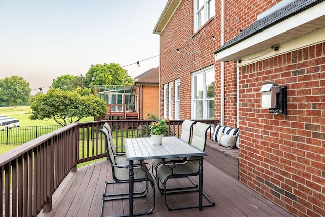 113 Joshuas Run, Goodlettsville, TN 37072 - deck with outdoor dining area