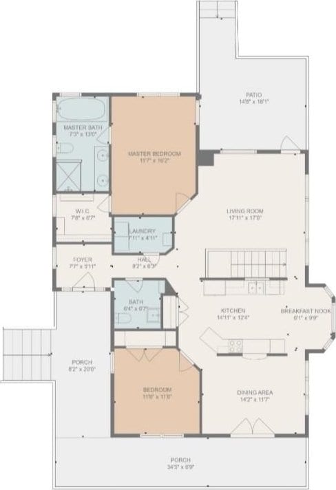 1064 Bills Ln, Joelton, TN 37080 - room layout