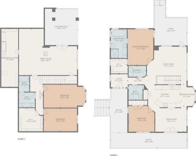 1064 Bills Ln, Joelton, TN 37080 - floor plan / room layout