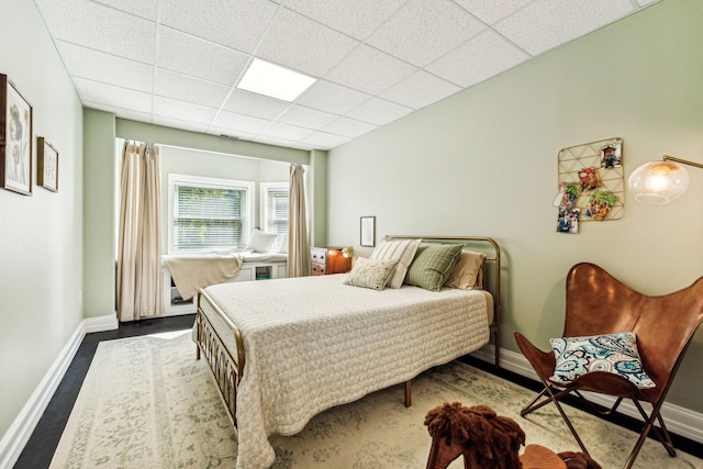 1064 Bills Ln, Joelton, TN 37080 - bedroom featuring baseboards and a paneled ceiling
