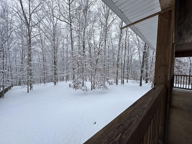1064 Bills Ln, Joelton, TN 37080 - view of yard layered in snow