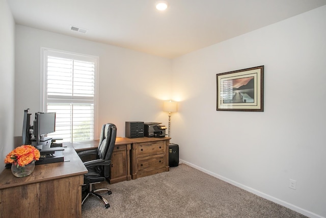 8023 Forest Hills Dr, Spring Hill, TN 37174 - home office with carpet flooring and baseboards