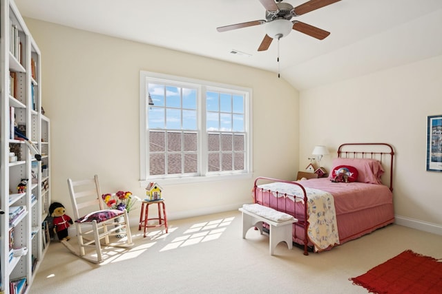 3007 General Martin Ln, Franklin, TN 37064 - carpeted bedroom with baseboards and ceiling fan