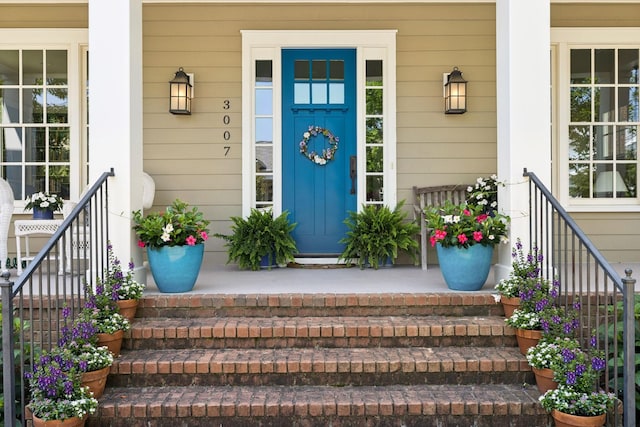 3007 General Martin Ln, Franklin, TN 37064 - entrance to property featuring covered porch