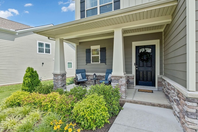 1045 Brayden Dr, Fairview, TN 37062 - view of exterior entry featuring covered porch