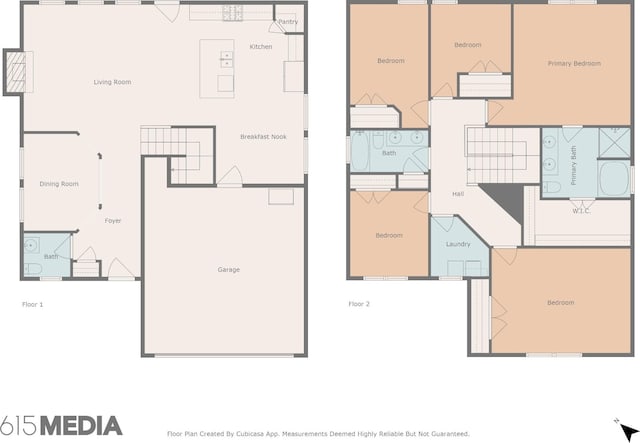 1045 Brayden Dr, Fairview, TN 37062 - floor plan / room layout