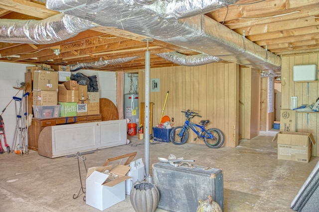 260 Fate Ivy Rd, Monterey, TN 38574 - unfinished basement featuring water heater