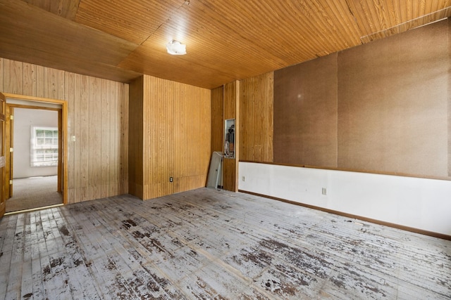 1319 Main St N, Carthage, TN 37030 - empty room featuring wood ceiling and wood-type flooring
