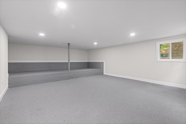 2605 Avalon Hl, Chattanooga, TN 37415 - below grade area with baseboards and recessed lighting