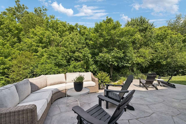 1074 Cantwell Pl, Spring Hill, TN 37174 - view of patio / terrace featuring an outdoor hangout area
