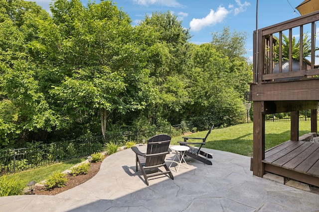 1074 Cantwell Pl, Spring Hill, TN 37174 - view of patio / terrace with a wooden deck