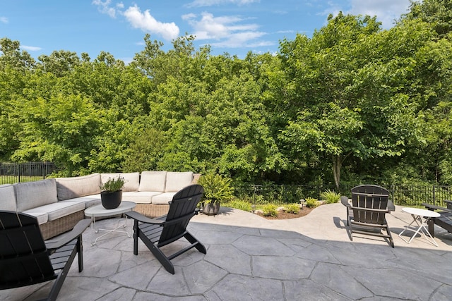 1074 Cantwell Pl, Spring Hill, TN 37174 - view of patio / terrace featuring an outdoor hangout area