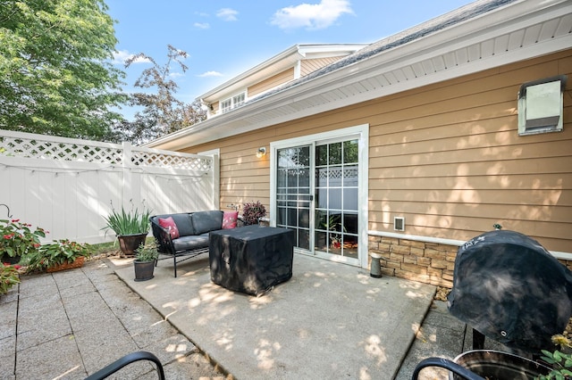 2342 N Tennessee Blvd Unit 601, Murfreesboro, TN 37130 - view of patio featuring area for grilling and outdoor lounge area