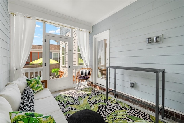 3205 Vinemont Dr, Thompsons Station, TN 37179 - sunroom featuring an outdoor hangout area